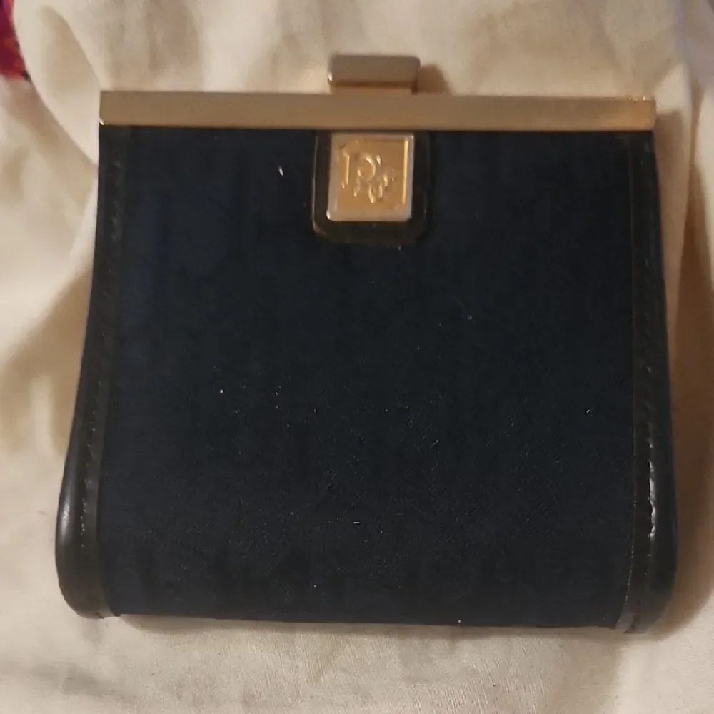 Dior Trotter In Dark Navy Blue with Kisslock